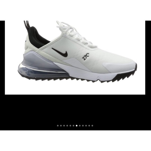 NEW NIKE Air MAX 270 G, Unisex Adult Golf Shoe 11.5 White main image 9